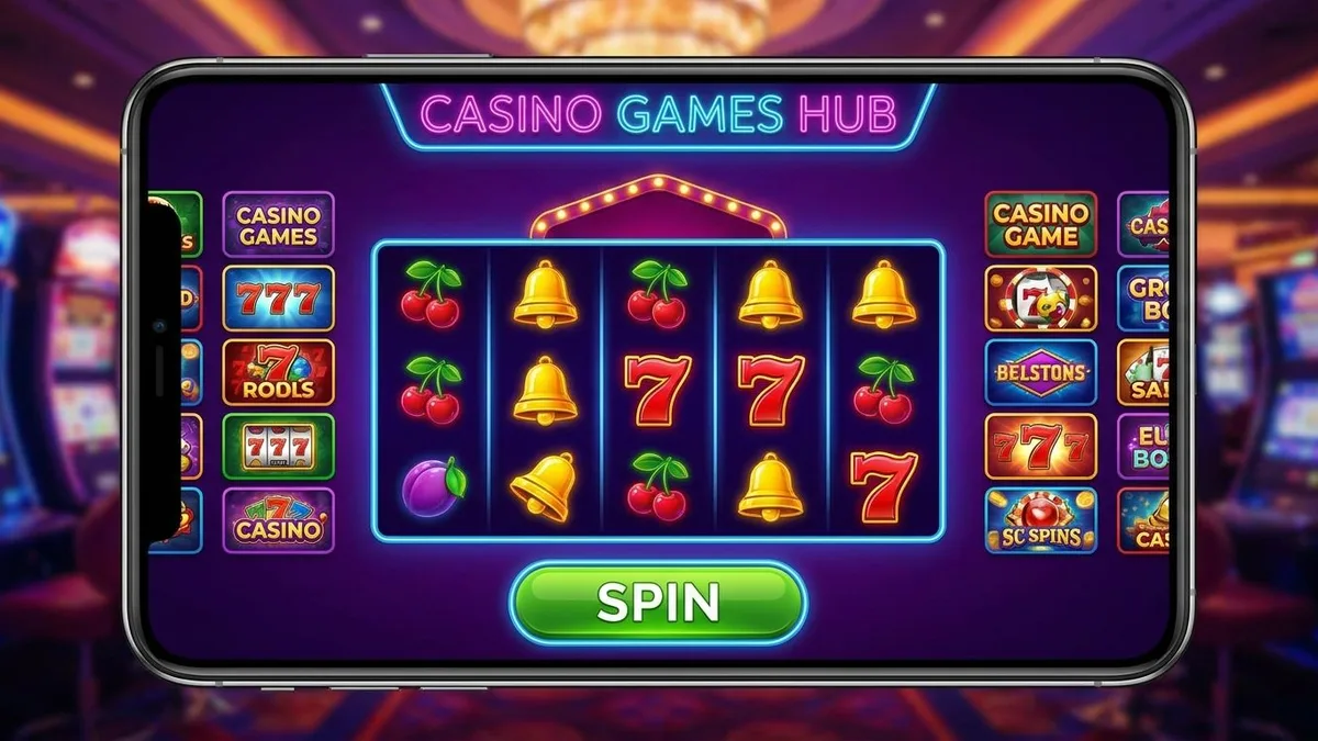 Casino games lobby